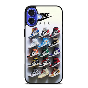 AIR JORDAN NIKE COLLAGE iPhone 16 Case Cover AIR JORDAN NIKE COLLAGE iPhone 16 Case Cover