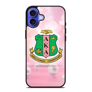 AKA PINK AND GREEN LOGO 2 iPhone 16 Case Cover AKA PINK AND GREEN LOGO 2 iPhone 16 Case Cover