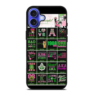 AKA PINK COLLAGE iPhone 16 Case Cover AKA PINK COLLAGE iPhone 16 Case Cover