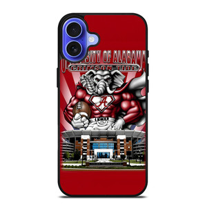 ALABAMA CRIMSON CAMPUS iPhone 16 Case Cover ALABAMA CRIMSON CAMPUS iPhone 16 Case Cover