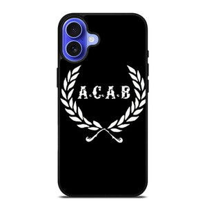 ALL CORPS ARE BASTARD ACAB SYMBOL iPhone 16 Case Cover ALL CORPS ARE BASTARD ACAB SYMBOL iPhone 16 Case Cover