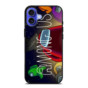 AMONG US GAME LOGO iPhone 16 Case Cover AMONG US GAME LOGO iPhone 16 Case Cover