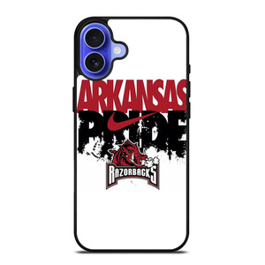 ARKANSAS RAZORBACKS PRIDGE iPhone 16 Case Cover ARKANSAS RAZORBACKS PRIDGE iPhone 16 Case Cover