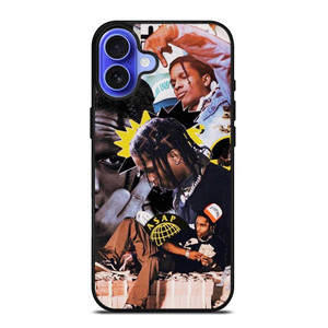 ASAP ROCKY RAPPER COLLAGE iPhone 16 Case Cover ASAP ROCKY RAPPER COLLAGE iPhone 16 Case Cover