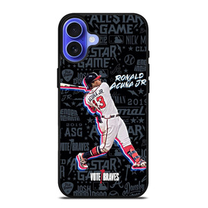 ATLANTA BRAVES ACUNA SHOOT WALL iPhone 16 Case Cover ATLANTA BRAVES ACUNA SHOOT WALL iPhone 16 Case Cover