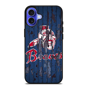 ATLANTA BRAVES RUSTY WOOD iPhone 16 Case Cover ATLANTA BRAVES RUSTY WOOD iPhone 16 Case Cover
