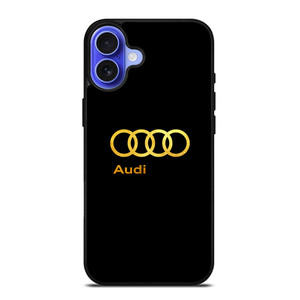 AUDI CAR GOLD LOGO iPhone 16 Case Cover AUDI CAR GOLD LOGO iPhone 16 Case Cover