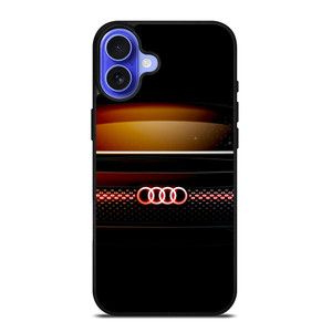 AUDI METAL GLOW LOGO iPhone 16 Case Cover AUDI METAL GLOW LOGO iPhone 16 Case Cover