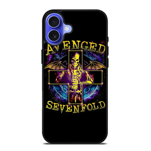 AVENGED SEVENFOLD A7X BAND LOGO iPhone 16 Case Cover AVENGED SEVENFOLD A7X BAND LOGO iPhone 16 Case Cover