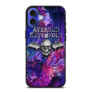AVENGED SEVENFOLD ART LOGO iPhone 16 Case Cover AVENGED SEVENFOLD ART LOGO iPhone 16 Case Cover