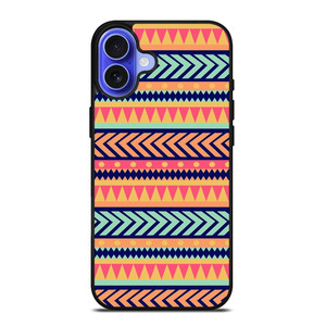 AZTEC TRIBAL PATTERN iPhone 16 Case Cover AZTEC TRIBAL PATTERN iPhone 16 Case Cover