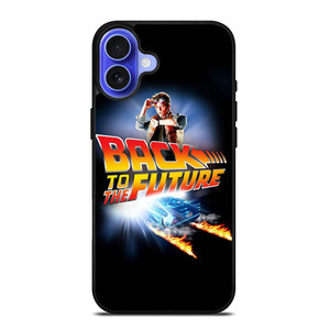BACK TO THE FUTURE CAR DELOREAON iPhone 16 Case Cover BACK TO THE FUTURE CAR DELOREAON iPhone 16 Case Cover