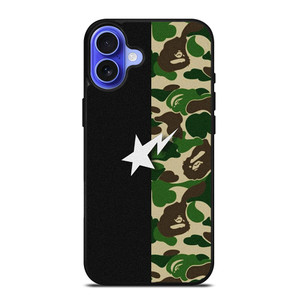 BAPE BAPESTA CAMO iPhone 16 Case Cover BAPE BAPESTA CAMO iPhone 16 Case Cover