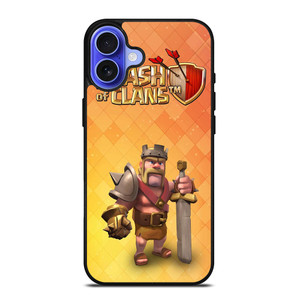 BARBARIAN KING CLASH OF CLANS COC iPhone 16 Case Cover BARBARIAN KING CLASH OF CLANS COC iPhone 16 Case Cover