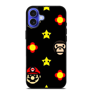 BATHING APE BAPE MARIO BROS iPhone 16 Case Cover BATHING APE BAPE MARIO BROS iPhone 16 Case Cover