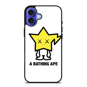 BATHING APE BAPESTA KAWS iPhone 16 Case Cover BATHING APE BAPESTA KAWS iPhone 16 Case Cover