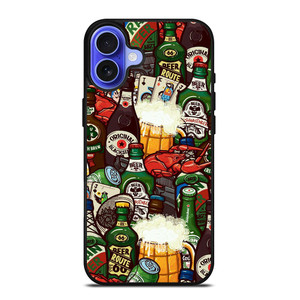 BEER BOTTLE CARTOON iPhone 16 Case Cover BEER BOTTLE CARTOON iPhone 16 Case Cover