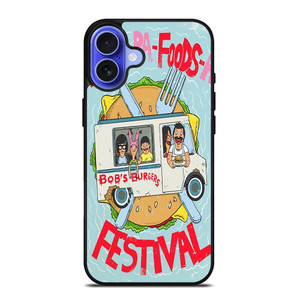 BOBS BURGERS FESTIVAL CARTOON iPhone 16 Case Cover BOBS BURGERS FESTIVAL CARTOON iPhone 16 Case Cover