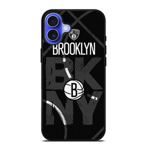 BROOKLYN NETS BASEBALL LOGO NBA iPhone 16 Case Cover BROOKLYN NETS BASEBALL LOGO NBA iPhone 16 Case Cover