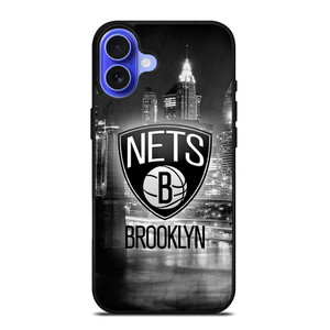 BROOKLYN NETS SYMBOL iPhone 16 Case Cover BROOKLYN NETS SYMBOL iPhone 16 Case Cover