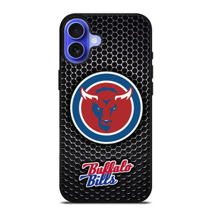 BUFFALO BILLS METAL LOGO iPhone 16 Case Cover