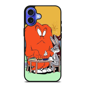 BUGS BUNNY AND GOSSAMER RED LOONEY TUNNES iPhone 16 Case Cover BUGS BUNNY AND GOSSAMER RED LOONEY TUNNES iPhone 16 Case Cover