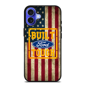 BUILT FORD TOUGH USA FLAG iPhone 16 Case Cover
