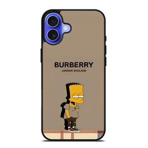 BURBERRY LONDON THE SIMPSONS iPhone 16 Case Cover BURBERRY LONDON THE SIMPSONS iPhone 16 Case Cover