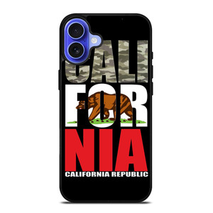 CALIFORNIA REPUBLIC CAMO SYMBOL iPhone 16 Case Cover CALIFORNIA REPUBLIC CAMO SYMBOL iPhone 16 Case Cover