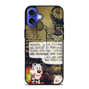 CALVIN AND HOBBES CLASSIC QUOTES iPhone 16 Case Cover CALVIN AND HOBBES CLASSIC QUOTES iPhone 16 Case Cover