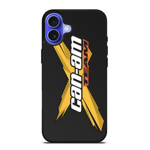 CAN AM X TEAM CARBON iPhone 16 Case Cover CAN AM X TEAM CARBON iPhone 16 Case Cover