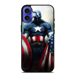 CAPTAIN AMERICA MARVEL ART iPhone 16 Case Cover