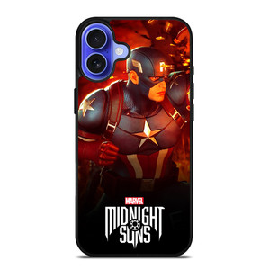 CAPTAIN AMERICA MARVEL MIDNIGHT SUNS iPhone 16 Case Cover CAPTAIN AMERICA MARVEL MIDNIGHT SUNS iPhone 16 Case Cover
