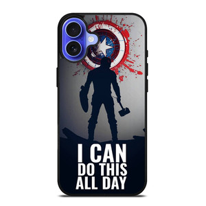 CAPTAIN AMERICA QUOTE iPhone 16 Case Cover