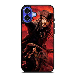 CAPTAIN JACK PIRATES OF THE CARIBBEAN POSTER iPhone 16 Case Cover CAPTAIN JACK PIRATES OF THE CARIBBEAN POSTER iPhone 16 Case Cover