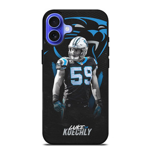 CAROLINA PANTHERS LUKE KUECHLY iPhone 16 Case Cover