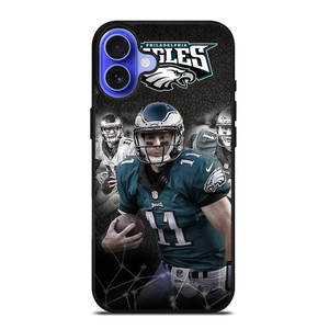 CARSON WENTZ PHILADELPHIA EAGLES iPhone 16 Case Cover