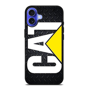 CATERPILLAR CAT METAL BLACK iPhone 16 Case Cover CATERPILLAR CAT METAL BLACK iPhone 16 Case Cover