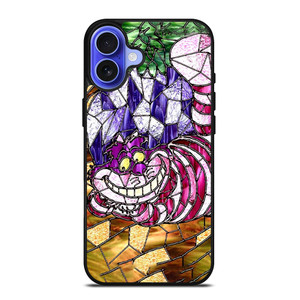 CHESHIRE CAT STAINED GLASS iPhone 16 Case Cover