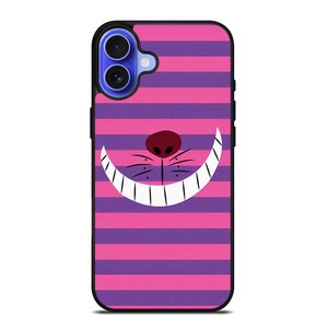 CHESHIRE CAT STRIPE iPhone 16 Case Cover