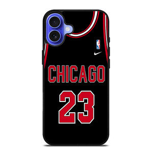 CHICAGO BULLS MICHAEL JORDAN JERSEY iPhone 16 Case Cover CHICAGO BULLS MICHAEL JORDAN JERSEY iPhone 16 Case Cover