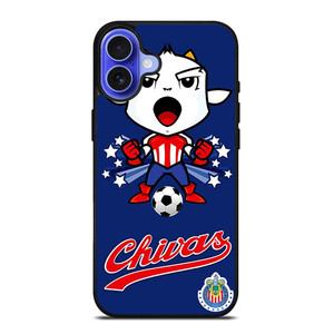 CHIVAS DE GUADALAJARA FOOTBALL MASCOT iPhone 16 Case Cover CHIVAS DE GUADALAJARA FOOTBALL MASCOT iPhone 16 Case Cover