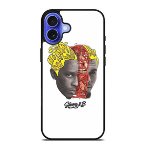 CHRIS BROWN YOUNG THUG SLIME & B iPhone 16 Case Cover