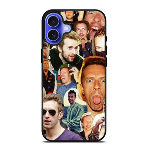 CHRIS MARTIN COLDPLAY COLLAGE iPhone 16 Case Cover