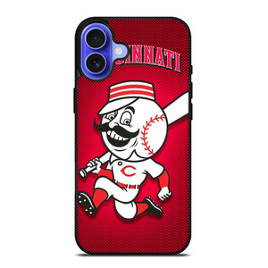 CINCINNATI REDS BASEBALL MASCOT iPhone 16 Case Cover