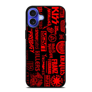 CLASSIC ROCK BAND LOGO iPhone 16 Case Cover