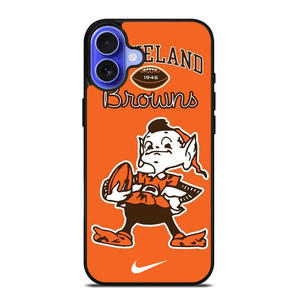 CLEVELAND BROWNS FOOTBALL MASCOT iPhone 16 Case Cover