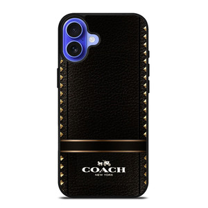 COACH BELT TEXTURE iPhone 16 Case Cover