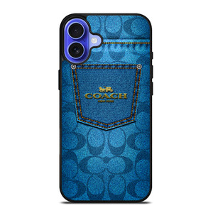 COACH JEANS iPhone 16 Case Cover COACH JEANS iPhone 16 Case Cover