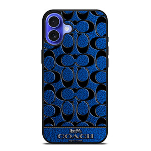 COACH NEW YORK BLUE 3 iPhone 16 Case Cover